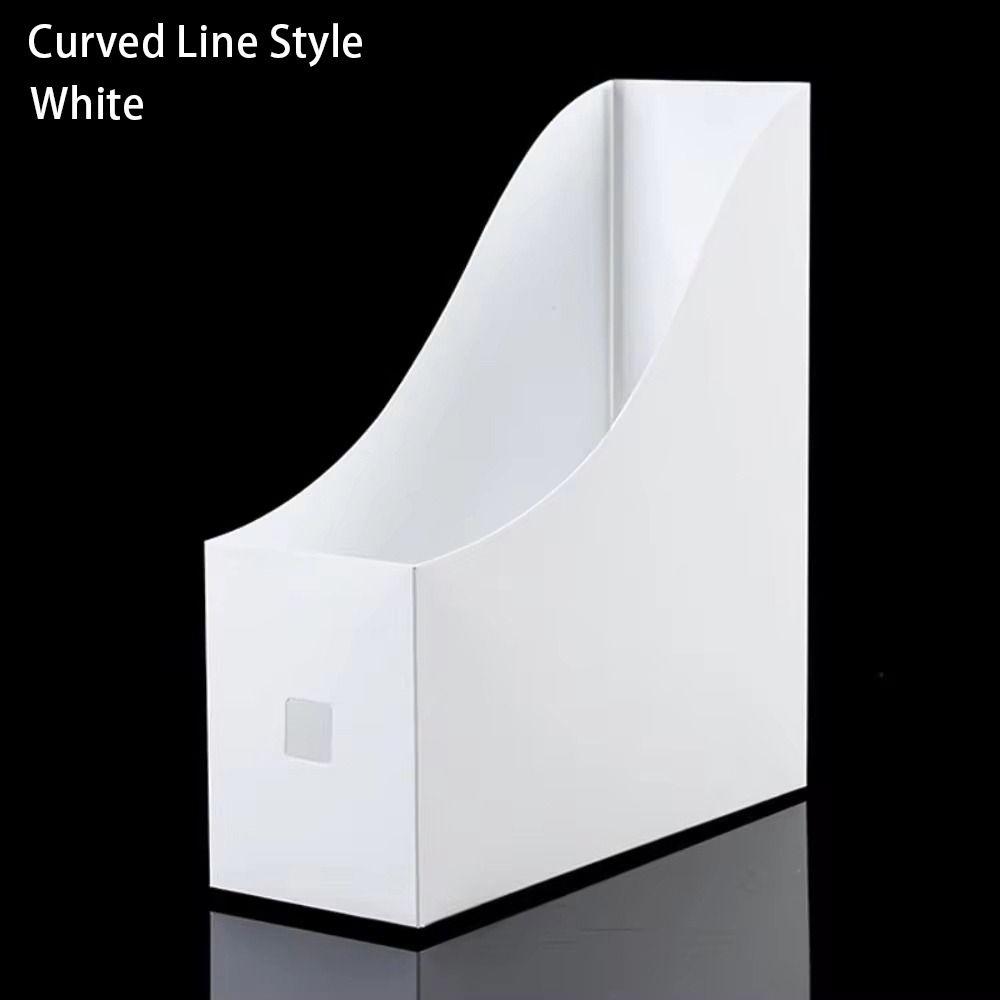 1Pcs New Document Paper File Storage Rack Stand Shelf Rack Plastic Desktop File Folder Desk Vertical Book Magazine Holder