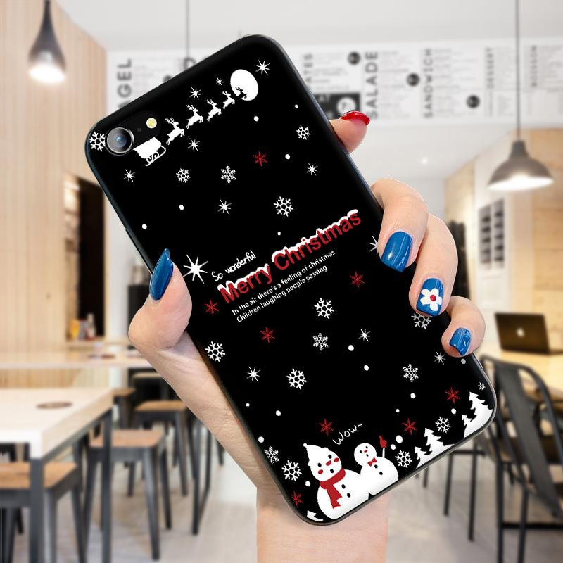 

Рождественский чехол для телефона Infinix Hot Tecno Camon 19 Pro Huawei P50 Pro OnePlus Рождественская елка Санта-Клаус Снеговик Олень Мягкий силиконовый ТПУ Infinix Hot 20i