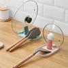Multi Functional Pot Lid Storage Rack Household Foldable Spatula Pad Holders Storage Racks Compact High-quality Kitchen Tools