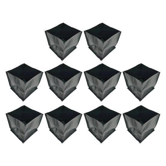 

10 шт. мешки для выращивания растений, водонепроницаемые полиэтиленовые мешки с сильной вентиляцией, мешки для выращивания растений в питомнике для сада S