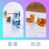 Earring Casting Moulds with Earring Hooks Jump Rings for DIY Resin Jewelry Craft