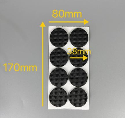Multi Functional Self-adhesive Furniture Foot Pad, Can Be Cut and Scratch Resistant Floor Protection Pad, Durable Anti Slip Chair Legs, Table Legs