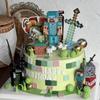 My World Cake Decoration: Steve Figurine for Kids' Birthday Baking & Dress-up