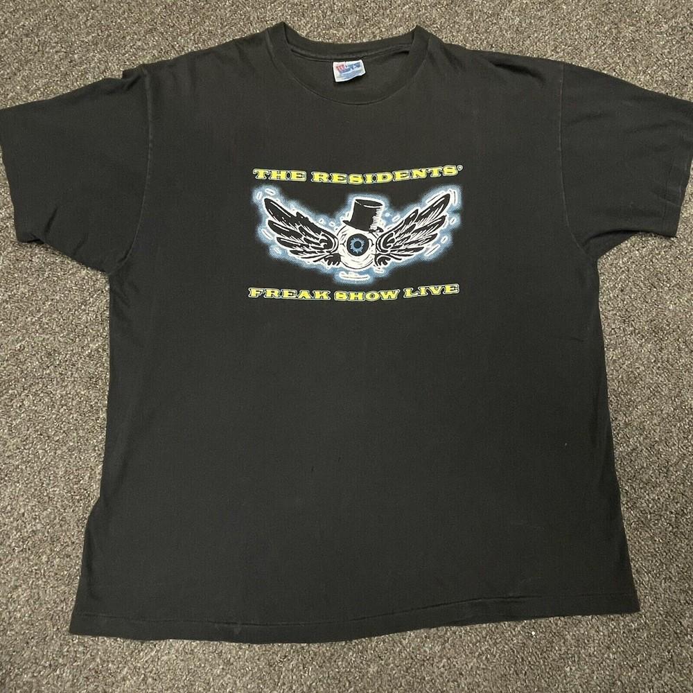 Vintage 90s The Residents T-shirt Cotton For men Women S-4XL Unisex T-Shirt L 1950₽