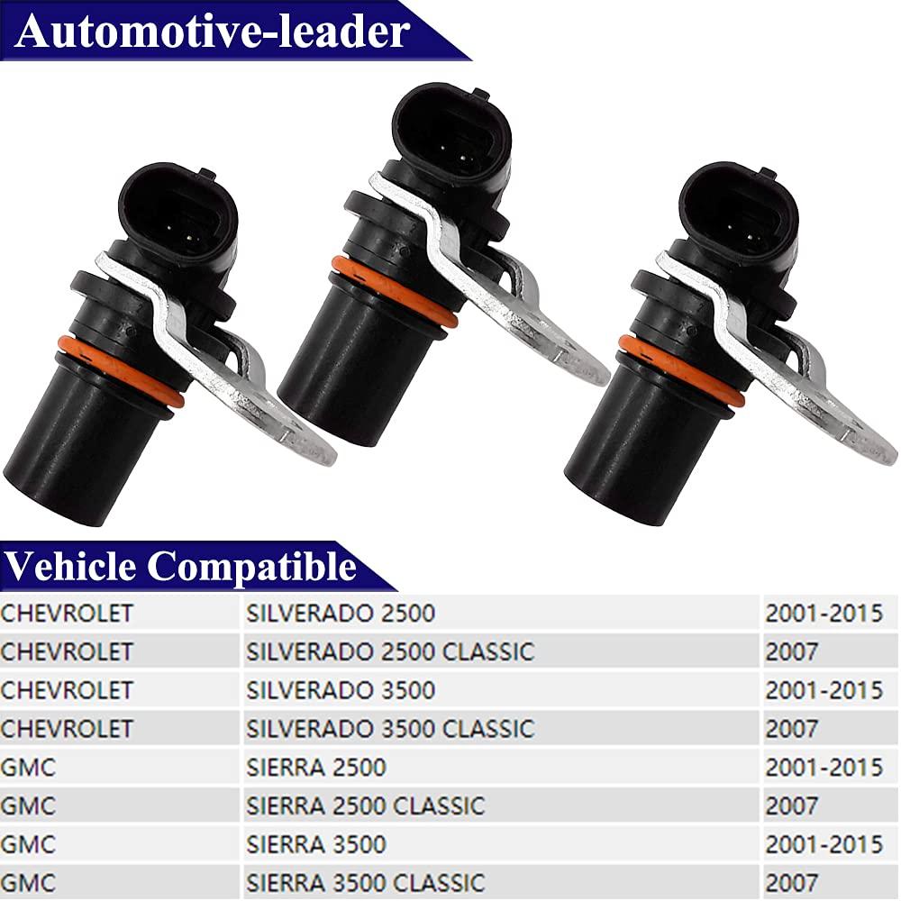 3Pcs 29536408 213-958 Transmission Speed Sensor for Silverado 2500 3500 2001-2015 Classic 2007, Sierra 2500 3500 2001-2015 Classic 2007 Transmission