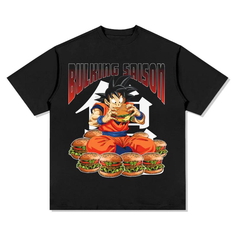 

Dragon Ball Japanese Anime Cotton Y2K Tshirt Summer Men and Women Anime Enthusiasts Casual Ventilate Fashion Streetwear Shirt XL