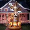 Halloween Inflatables Ghost Tree Glow Yard Decoration for Lawn Patio Holiday