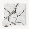 Set of Self-Adhesive Vinyl Tiles, Marble Pattern with Veins, 9x30x30 cm