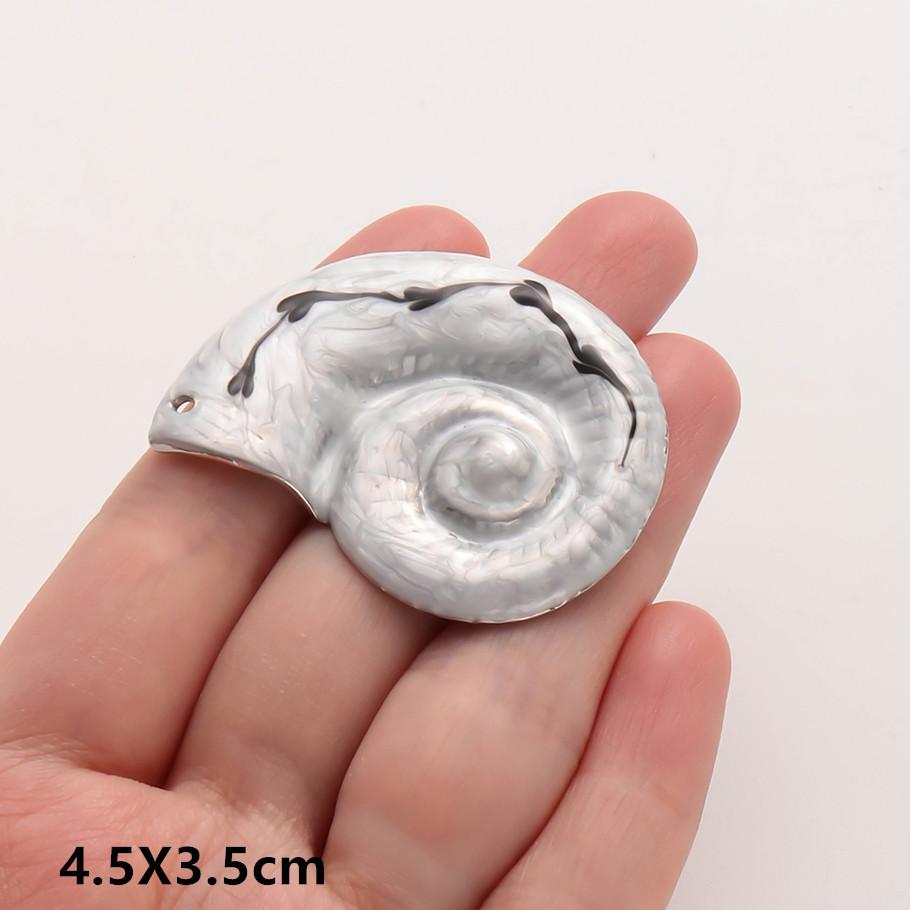 2Pcs Silver Color Marine Life Pendant Whiteblue Enamel Charm Turtle Starfish Fish Diy Stainless Steel Charms For Jewelry Making