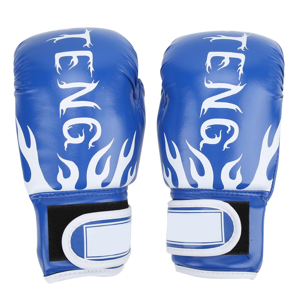 2PCS Kid Boxing Gloves Children Hand Protection for Fighting Striker Bagwork Outdoor Sport Blue