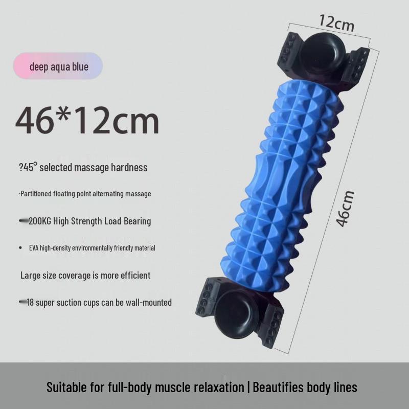 Zf1 Wall-Mounted Deep Tissue EVA Suction Cup Foam Roller for Massage and Exercise