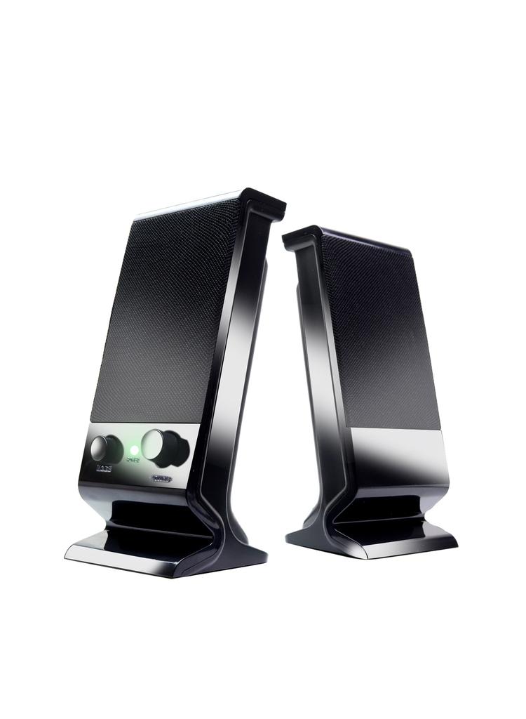 Computer Speaker Compact and Delicate Laptop Speakers with Volume Control and 3.5 Mm Audio Plug, USB-Powered Desktop Speaker