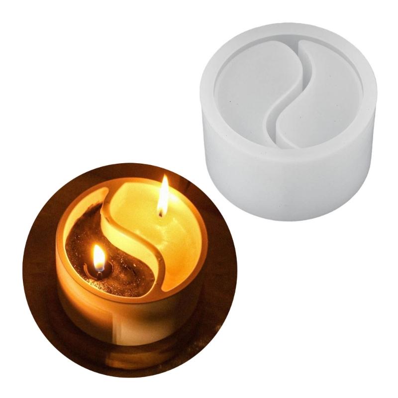 Candle Mold, Non Stick Easy To Demold for DIY Candle Plaster Resin Craft Home Decor, Epoxy Resin Casting