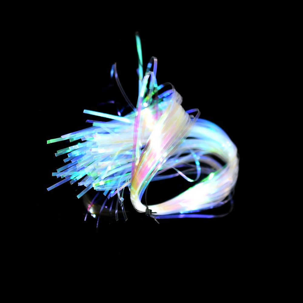 MNFT 2Bag Pearl Color Flashabou 2mm Width Holographic Tinsel, Mylar Metallic Tinsel, Flat Flash, Fly Jig Lure, Fishing Fly Tying