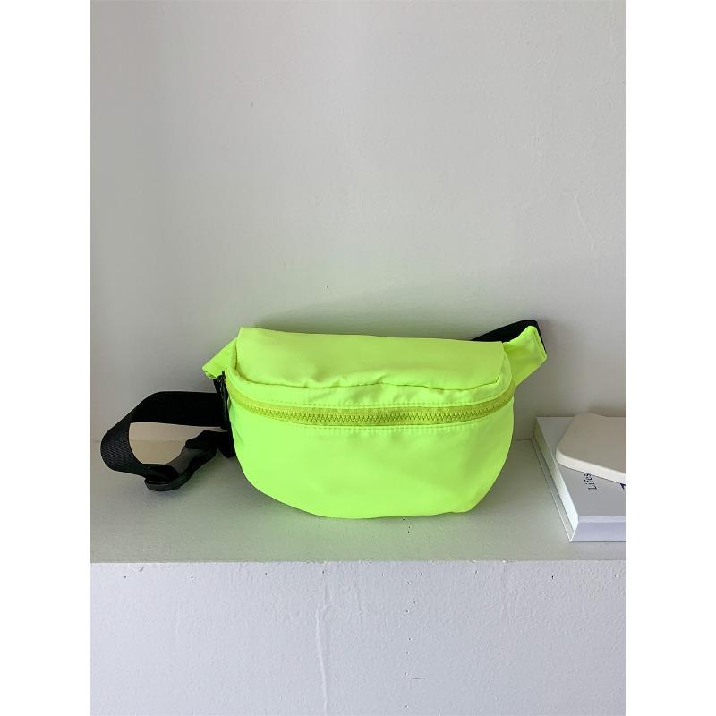 Crossbody Cycling Breast Bag Women's Trend Niche Versatile New Fanny Pack Women's Solid Color Casual Mobile Phone Small Satchel