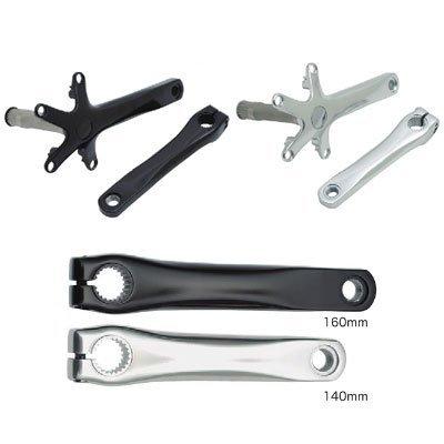 

DIXNA V23P026 La Crank Arm Set, Color/Crank Length: 5.5 inches (140 mm), Black