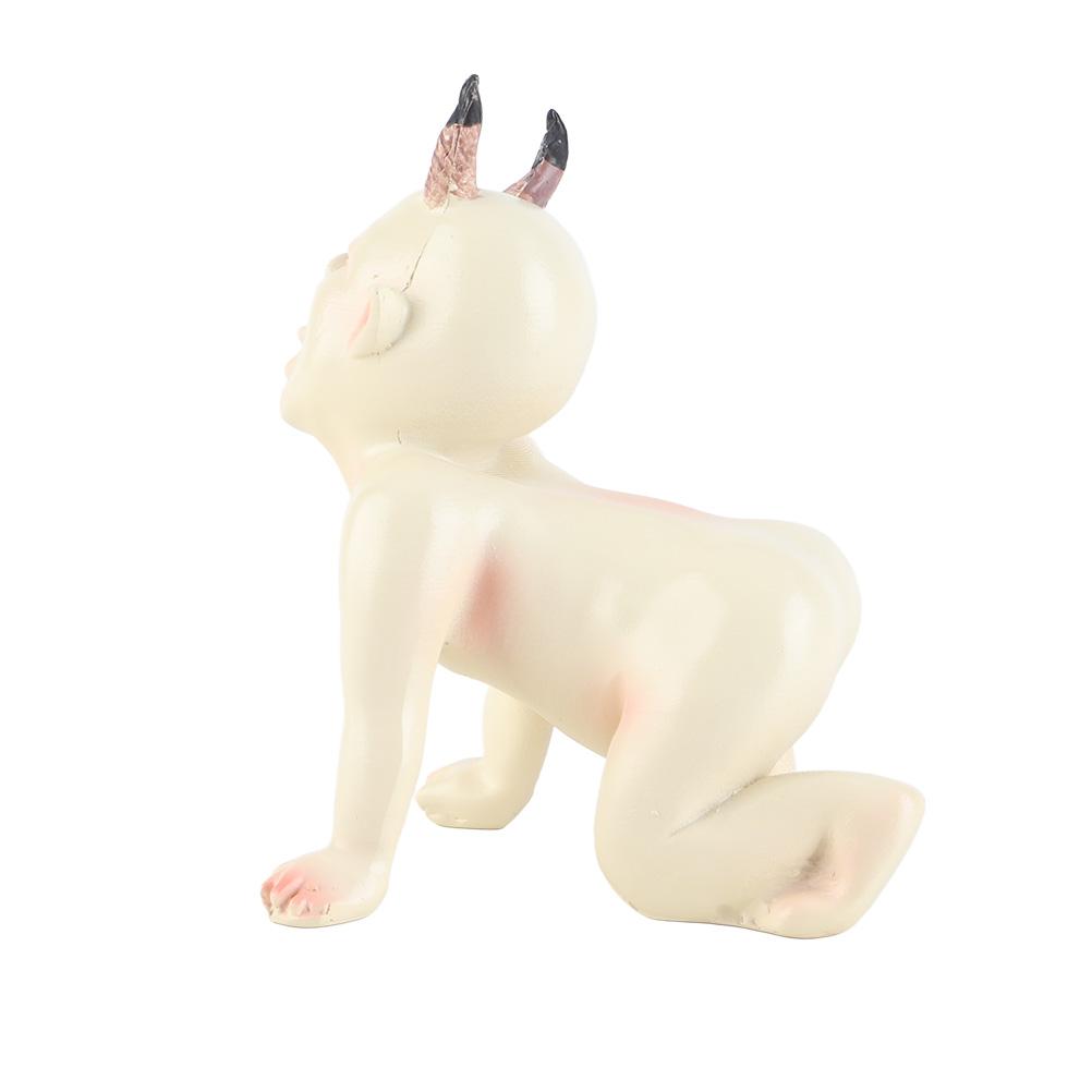 Halloween Scary Ghost Baby Puppe Harz Statue Handwerk Halloween Spukhaus Dekoration