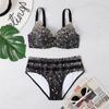 Damen High Waist Bikini Set Verstellbarer Träger Zweiteiliger Badeanzug