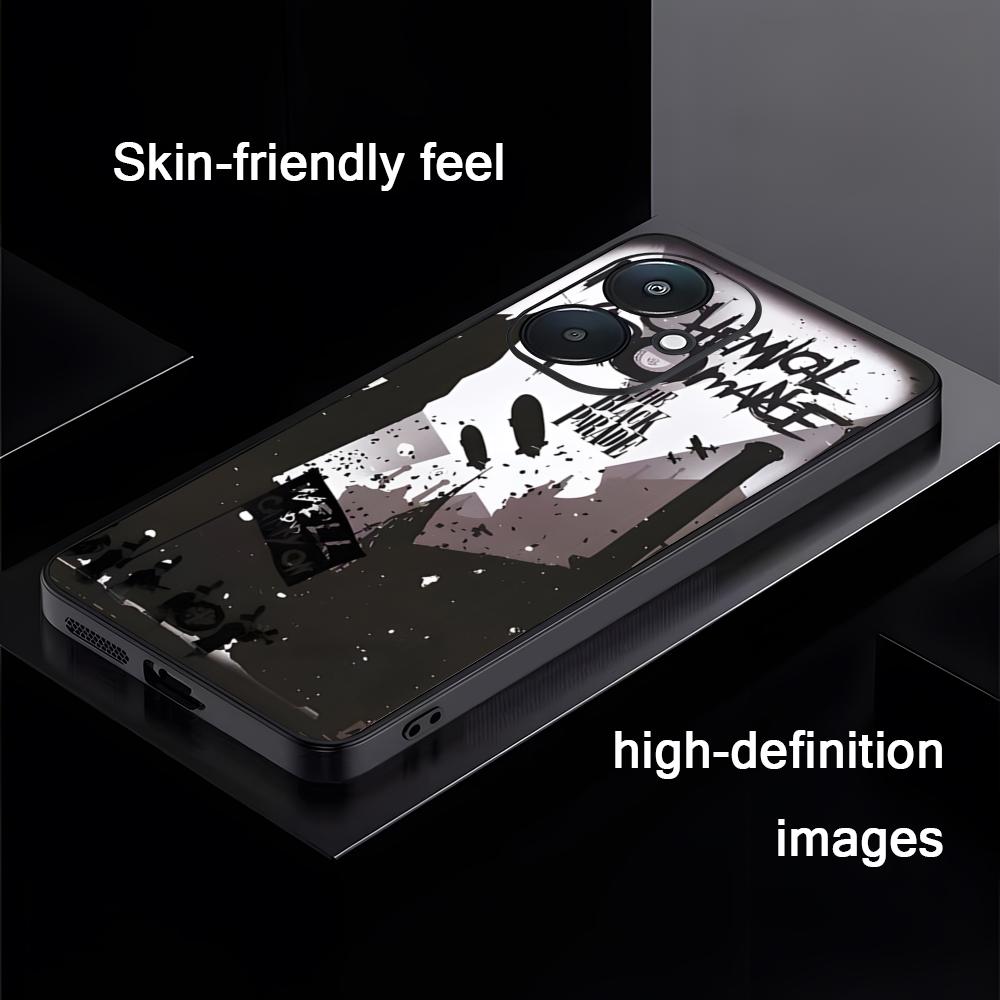 Gorące Etui na Telefon Zespół My Chemical Romance Dla Xiaomi Redmi Note 13,12,11, 10 Pro Plus S, 5G, 12S, Luksusowe Miękkie Czarne Etui na Telefon