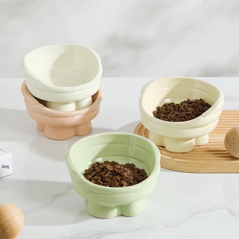 Ruhan Elevated Ceramic Cat Bowl with Stand