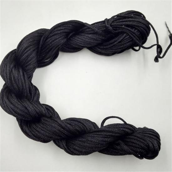 Nylon Cord Thread Chinese Knot Macrame Cord Bracelet Braided String DIY Tassels Beading For Shamballa Rope