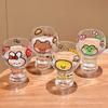 Minini Brown Bear Glass Water Cup 2025 New Summer Beer Cup Large Capacity Juice Milk Coffee Cup Female