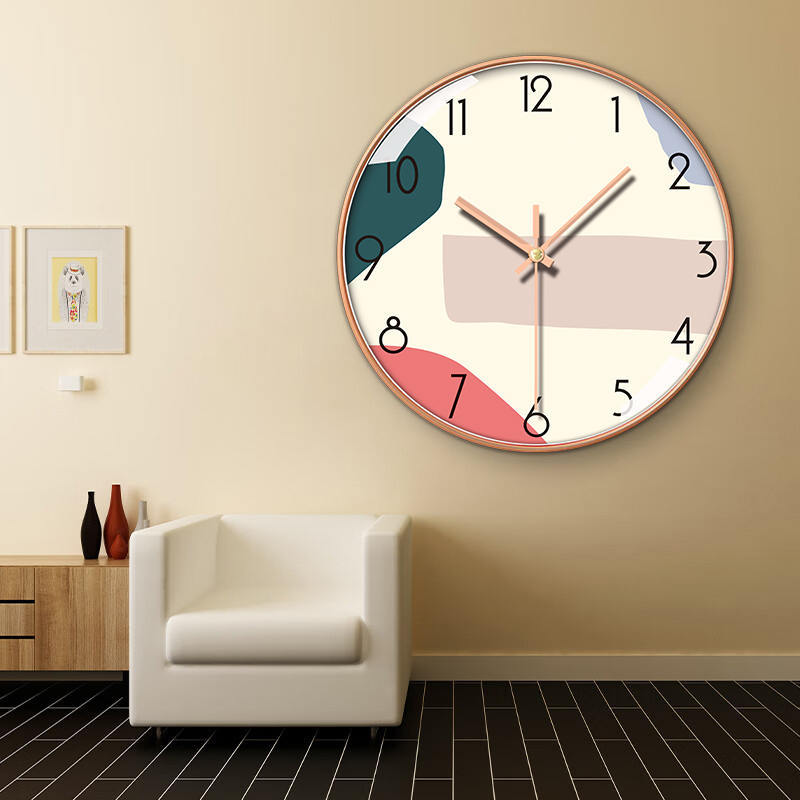 10 Inch 25 Centimeter Constant 10 Inch Home Wall Clock, Living Room Silent, Creative Clock, Fashionable and Simple