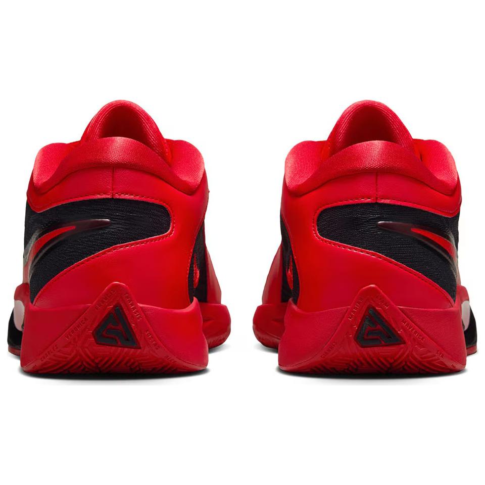 Nike Giannis Freak 6 EP Comfortable Non-Slip Durable Low-Top Basketball Shoes Men sneaker Black Red FJ7807-003