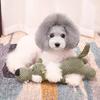 1/3Pcs Dog Plush Toy Animal Wolf Lion Elephant Design Dog Chew Toy with Squeaky Sounder Interactive Puppy Toy