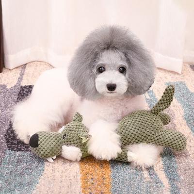 1/3 Pezzi Peluche per Cani Animale Design Lupo Leone Elefante Giocattolo Masticabile per Cani con Suono Cinguettante Giocattolo Interattivo per Cuccioli