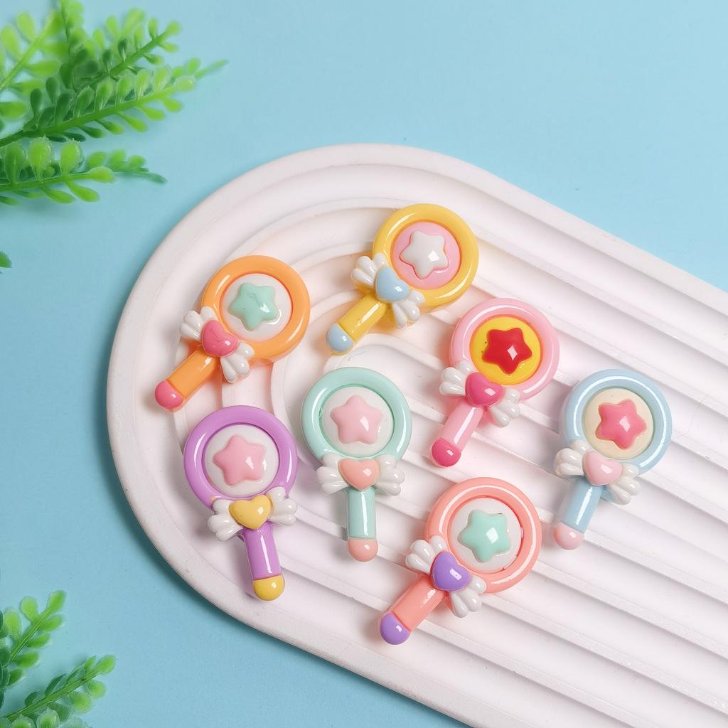 Magic Fairy Magic Wand Flatback Resn Cabochons DIY Ornament Cream Glue Accessories Resin Accessories Jewelry Materials