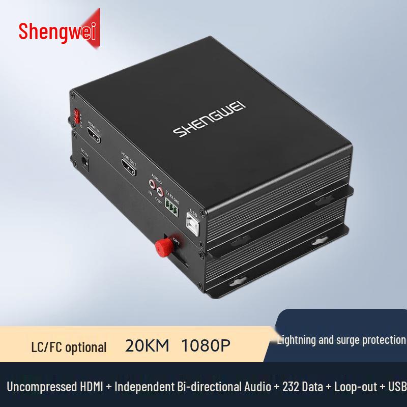 Shenwei Uncompressed Full HD HDMI Fiber Optic Extender