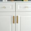 New Chinese Solid Brass Long Handle of Furniture Creative Closet Wardrobe Drawer Knobs Kitchen Cabinet Door Handles Hardware