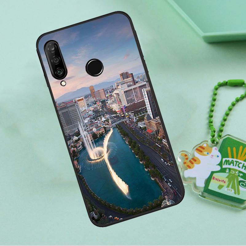 Las Vegas Strip Nevada For Huawei Nova 8i 11i 12i 12s 9 10 SE Y90 Y60 Y70 Y72 Y61 Y91 P20 P30 P40 Lite P60 Pro Case