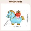 Horse Figurine Desktop Ornament Art Crafts Cartoon Resin Feng Shui Gift Animal Sculpture for Desk