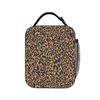 Leopard Print Lunch Bag Fun Lunch Box For Unisex Outdoor Picnic Convenient Cooler Bag Oxford Print Thermal Tote Handbags