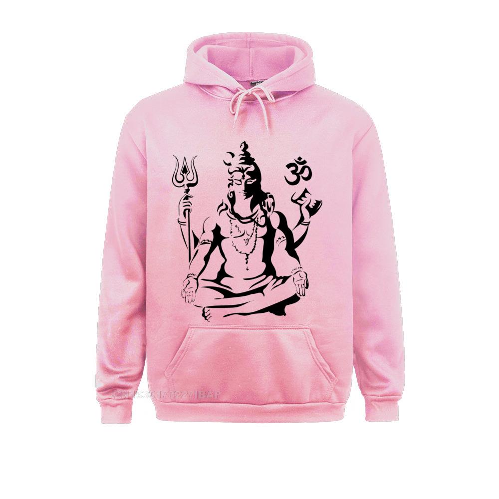 Lord Shiva Sketch Hoodie Men Long Sleeve Stylish Crewneck Cotton Clothes Travel Harajuku Hoodies For Men