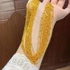 Trendy Geometric Gold Bar Chain Necklace with M Buckle - Simple, Versatile Design