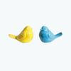 1/2pcs Yellow/Blue Porcelain Bird Figurine Statue Home Decor Bird Ornaments  Living Room
