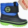 Big Star OO374062 Children's Snow Boots, Blue and Black, Insulated
