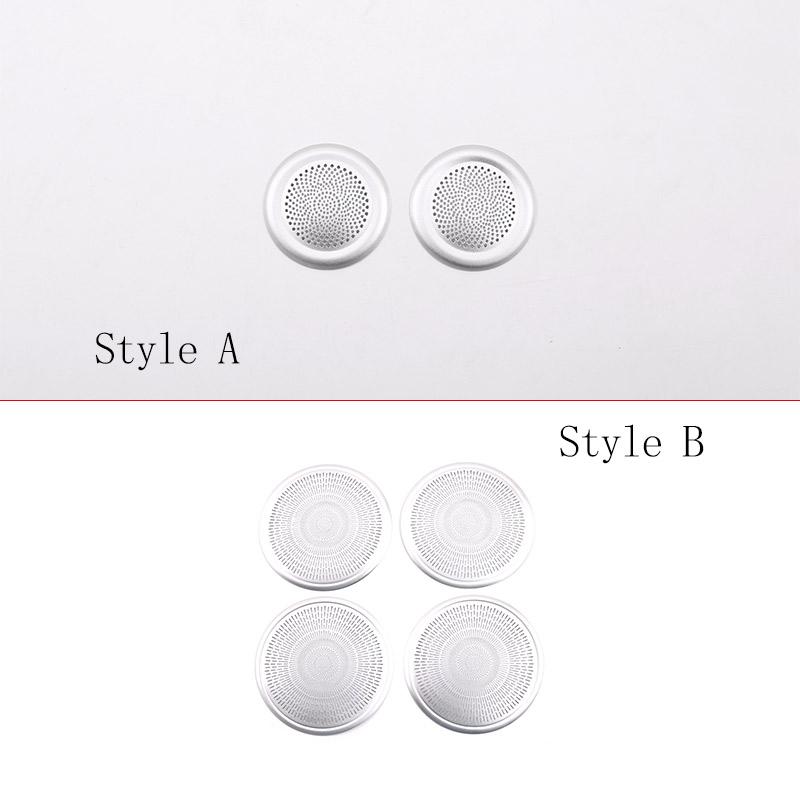Car Styling Door Audio Speaker Net A-Pillar Horn Cover Trim For Land Rover Range Rover Evoque 2019 2020 Aluminum Alloy