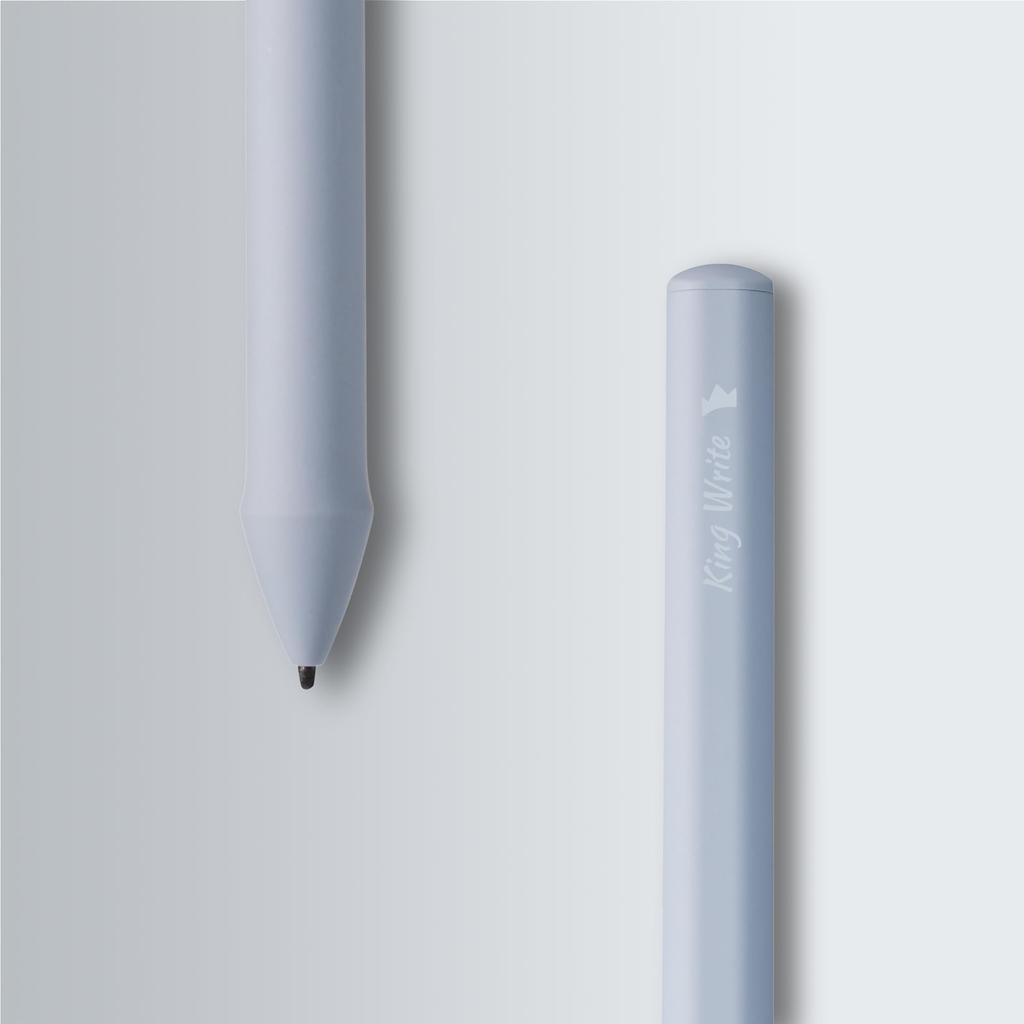 King Write SY05 Grauer EMR-Stift für Galaxy Note Fujitsu Quaderno mit Hoher Bis zu 4096 Druck Palmenerkennung und Radierer (Gen.2/Gen.3C) Genauigkeit, Pegel,