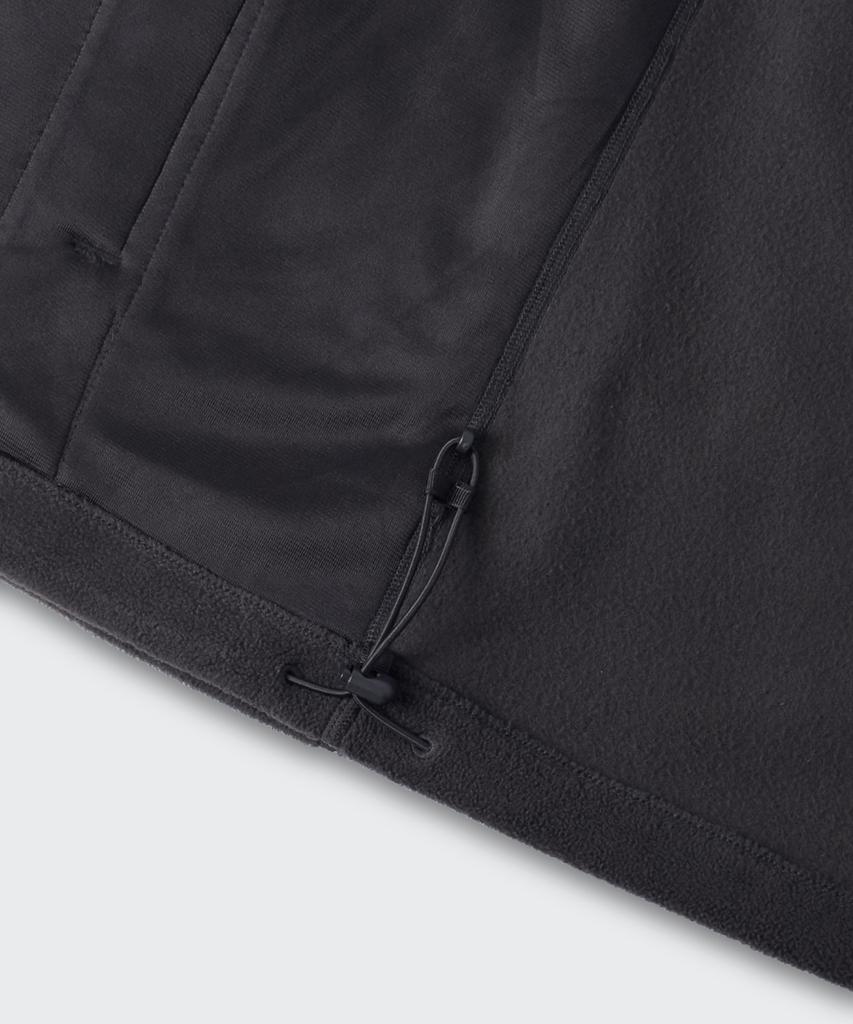 Musinsa Standard Essential Polar Fleece High-Neck Jacket [Dark Grey]