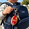 Simulated Food Squeeze Toy Keychain Stress Relief Bread Dessert Key Ring Backpack Hanging Decoration Bag Charm Purse Pendant