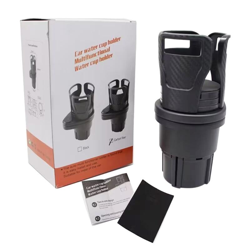 2 In 1 Cup Holder Expander For Car Dual Car Cup Holders Expander 360 Rotating