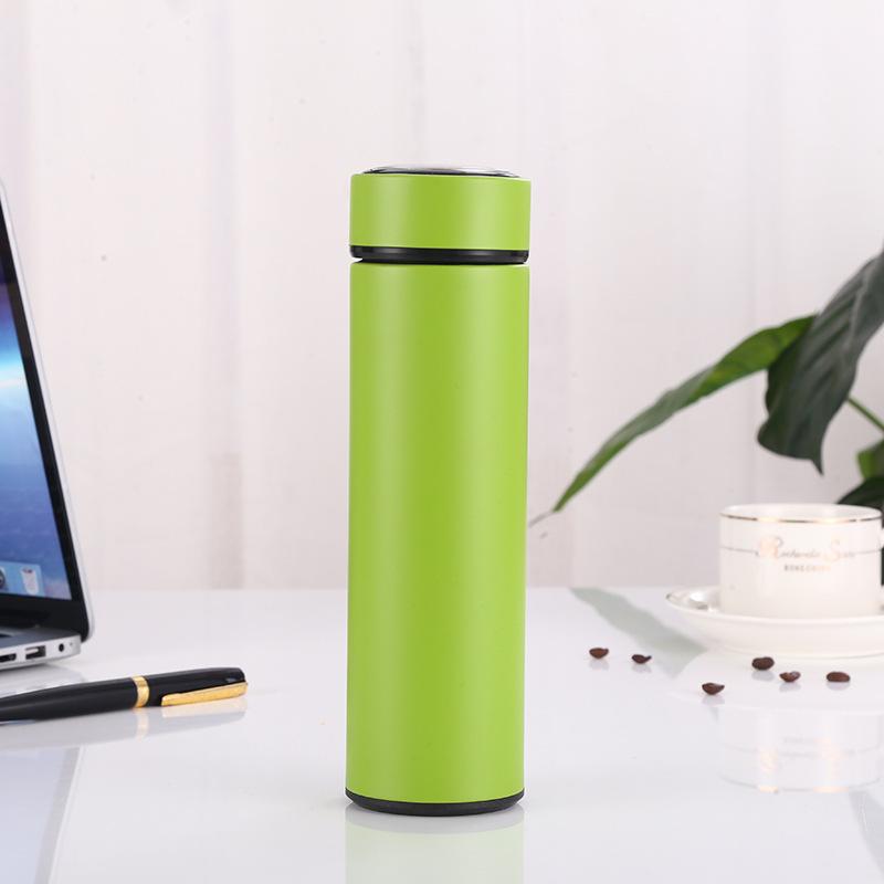 Intelligent Temperature Display Thermos Cup 304 Stainless Steel Car Portable Straight Body Cup Office Business Water Cup Gift Cup