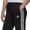 Pantalon De Fitness - Adidas - Essentials Single Jersey - 3-Stripes - Noir - Femme