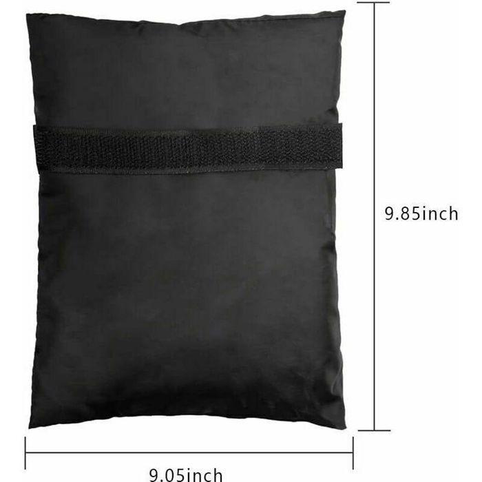 Housses pour robinet d'extérieur - LARGEIGHT - Lot de 2 - Épaisses - Isolation thermique - Noires