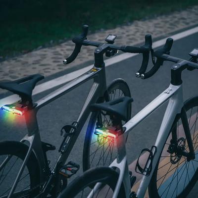 Bicycle Taillight Outdoor High Brightness Safety  Light Flashing Light With Rechargeable Threecolor Taillight Cycling Accessories