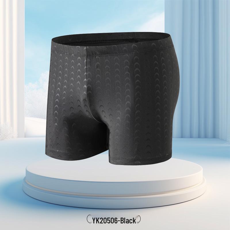 

Мужские быстросохнущие плавки-шорты из акульей кожи - Дышащие спортивные шорты для фитнеса L [120-140 jin]